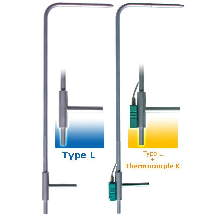 Tubes de Pitot type L